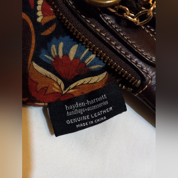 Hard to Find Hayden Harnett Ana Hobo Handbag in Chocolate Brown Leather - Picture 7 of 16